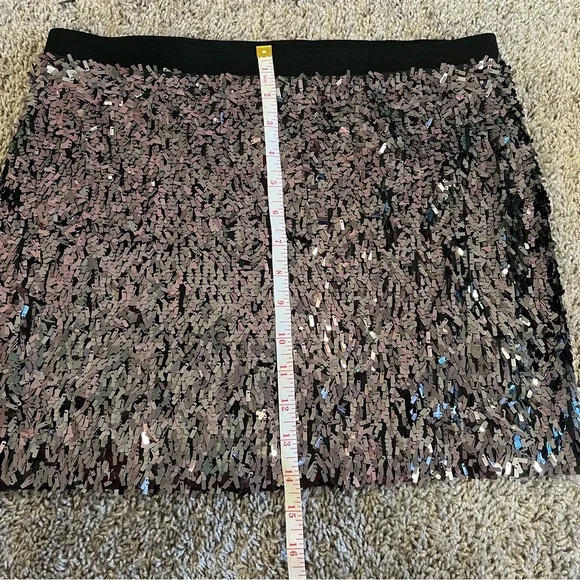 {Express} Sequin Sparkle Mini Skirt - Picture 5 of 8